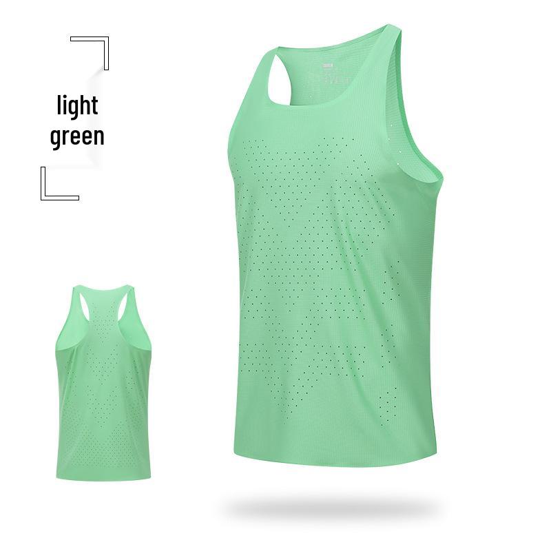 Men's Quick-Dry Lightweight Breathable Sports Vest for Track & Field Training