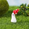 Smiling Mushroom Moss and Succulent Resin Ornaments for Creative DIY Micro Landscaping