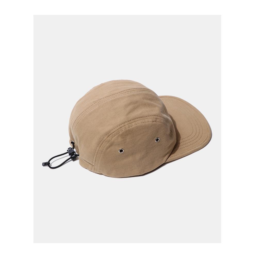 Baseball Cap Niche Camping Japanese Minimal Solid Color 4-Panel Drawstring For Men&Women All-Match Street Peaked Hat