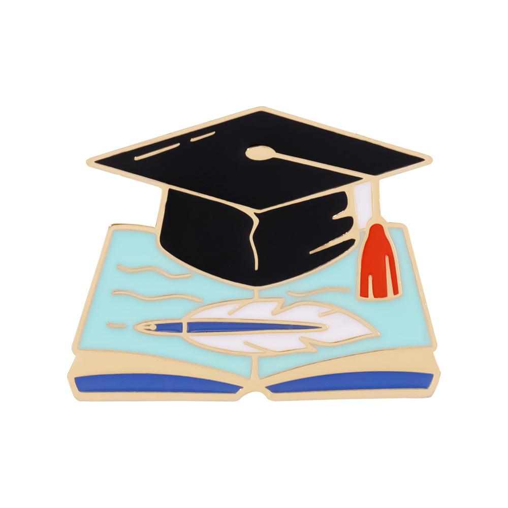 Class of 2026 Graduation Enamel Pin Graduation Cap Brooch Badge for Backpack Clothing Accessories Jewelry Gift Women Men Student