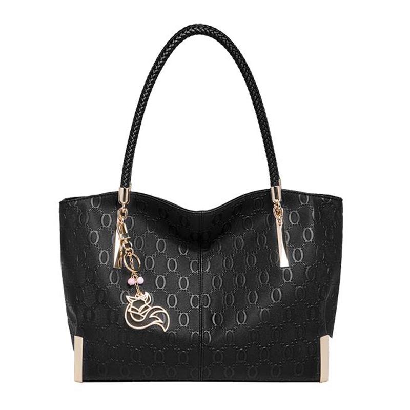 FOXER Elegant Women s Handbag Split Leather Large Capacity Lady Shoulder Bag Luxury Design Tote Bag Fashion Female s Purse