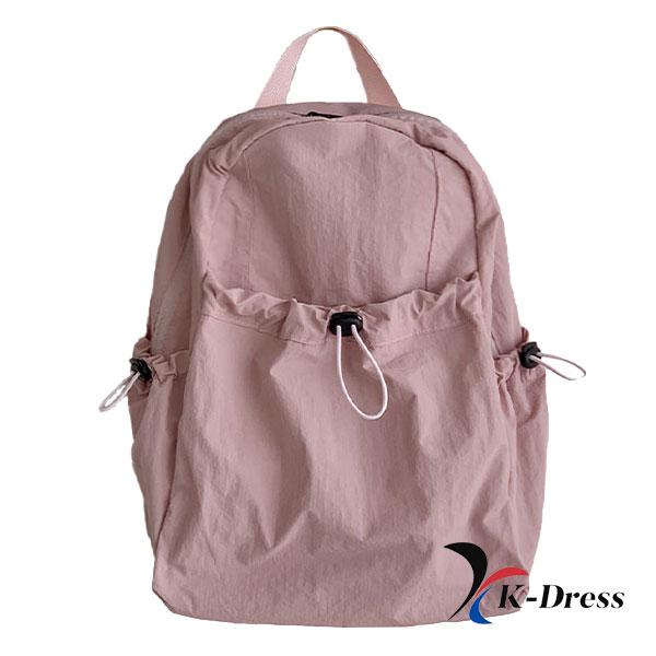 String Pocket Daily Bag Nylon Washed Waterproof Carry-All Backpack