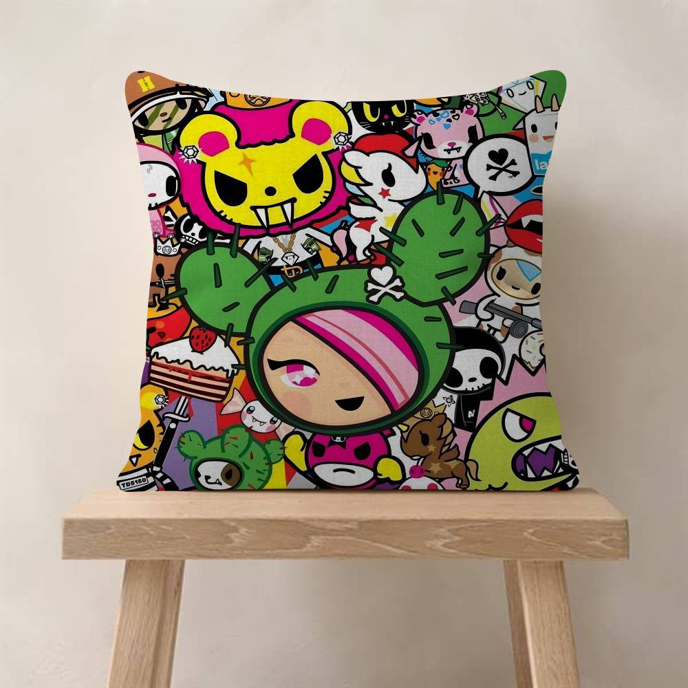 Cartoon Art Kawaii TownTokidokiinside Pillow Anime Pillow Sofa Bed Head Pillow Cover Cushion Cover Fashion
