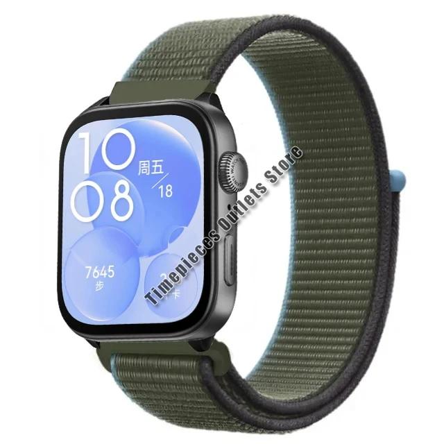 Nylon Loop Strap For Huawei Watch Fit 3 Sport Breathable Replacement Bracelet Wristband For Huawei Watch Fit 3 Belt Accessories