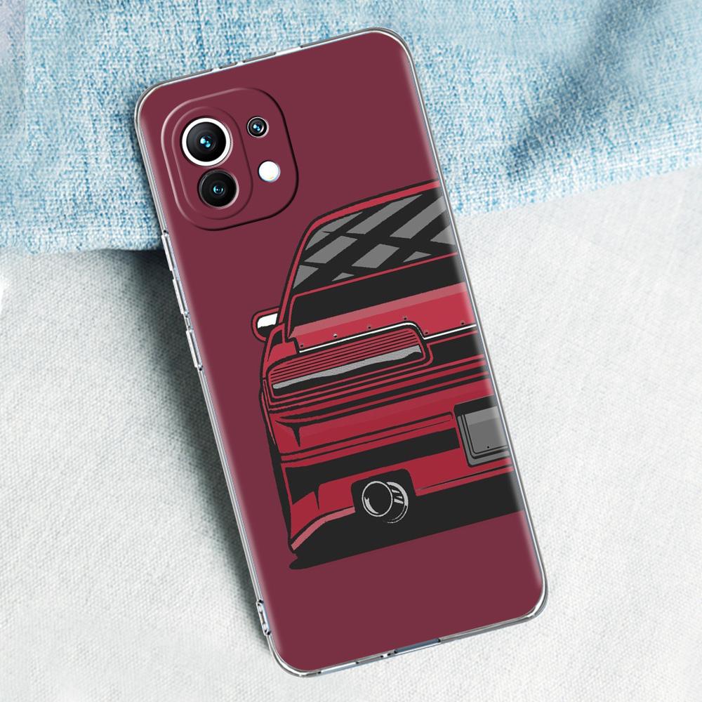Case For Xiaomi Mi 15 14 13 12 11 Lite 15T 13T 12T Pro Poco X7 X6 X5 Pro 5G X3 NFC F7 F6 F5 Cover Japan JDM Sports Cars Comic