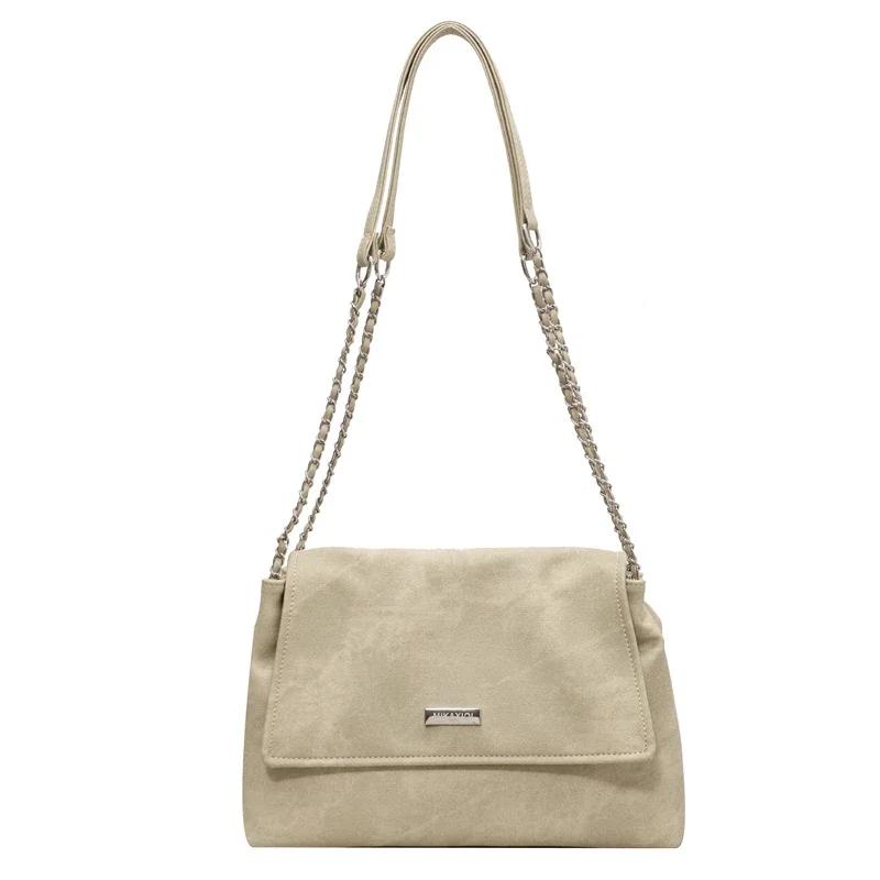 Women's Shoulder Bag Chain Vintage Large Capacity Crossbody Bag Foreign Versatile Commuter Bag