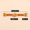 5 Pair Cheongsam Buckle Button Retro Dovetail Winding One-word Buckle Tang Clothing Hanfu Hand-woven Button Accessories