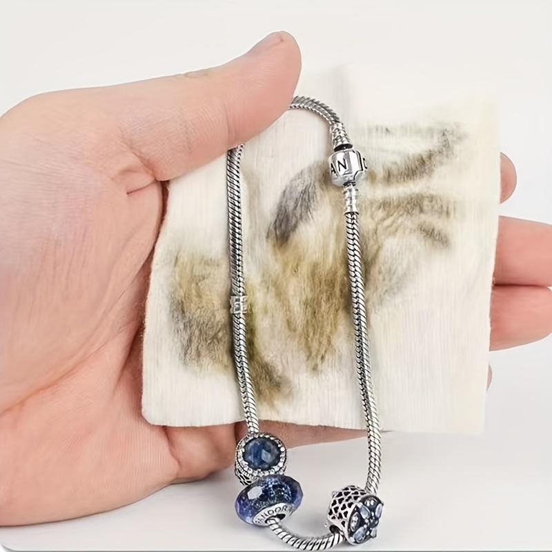 10pcs Polishing Cloth Gold and Silver Jewelry Care Cleaning Cloth for Jewelry, Rings, Necklaces, Bracelets, Polishing Rags