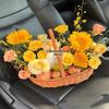 Small Imitation Rattan Bamboo Weave Gift Basket