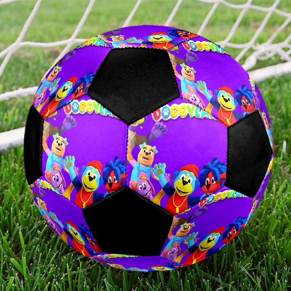 Doggyland Theme Size 5 Soccer Ball, Suitable for Both Indoor and Outdoor Matches, a Gift Suitable for Everyone.