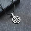 Wisiorek Triskelion Potrójna Spirala Naszyjnik Triskele Stal Nierdzewna Bbc Renesans Biżuteria Unisex