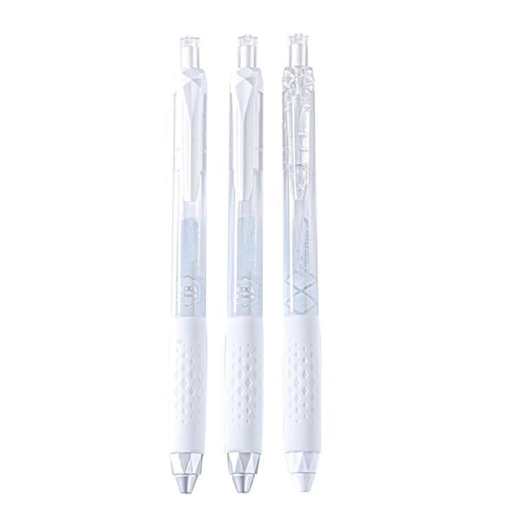 

3PCS Retractable Gel Pen for Writing Note Taking Journaling Quick Drying Gel Inks Pen 0.5MM Tip Office School Supplies белый