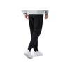 Li Ning Sports Lifestyle Series Solid Color Loose Fit Cuffed Moisture Wicking Breathable Casual Pants Men Pants Black AKLTE51-1