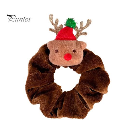 

Рождественская плюшевая кукла, веревка для волос, лось, Санта-Клаус, эластичная повязка на голову, рождественские резинки для волос, бархатные праздничные аксессуары E