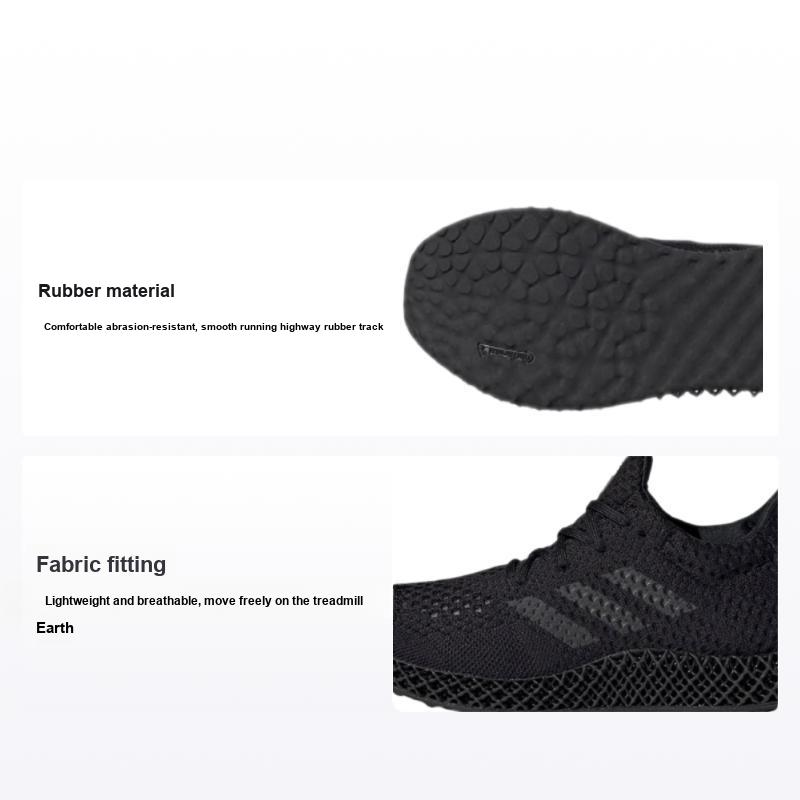 Кроссовки унисекс adidas Futurecraft 4D Black Carbon Core-Black Q46228 37⅓