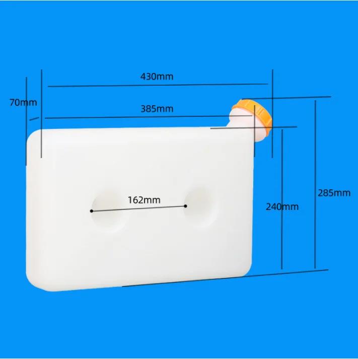 NEW 8L Fuel Tank 2 Hole PP Universal Gas Oil Storage Fit For Car Caravan Truck Parking Heater