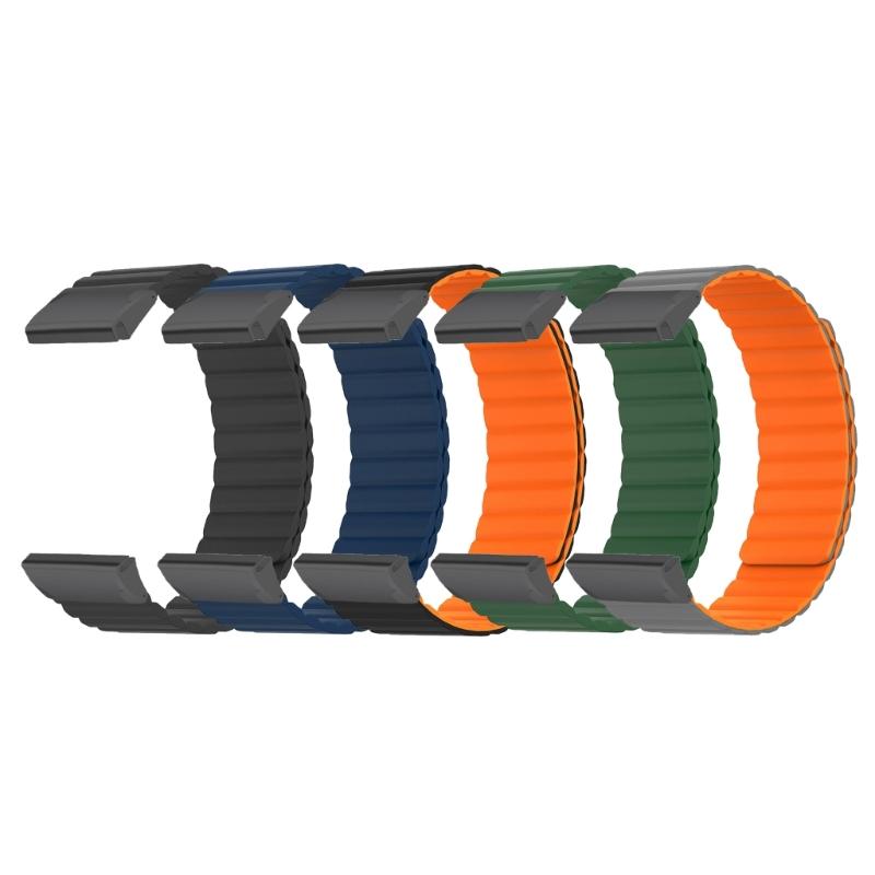 Watch Strap Suitable for Coros Vertix 2 Smartwatch Magnetic Silicone Sport Wristband Bracelet Replacement Soft Watchband