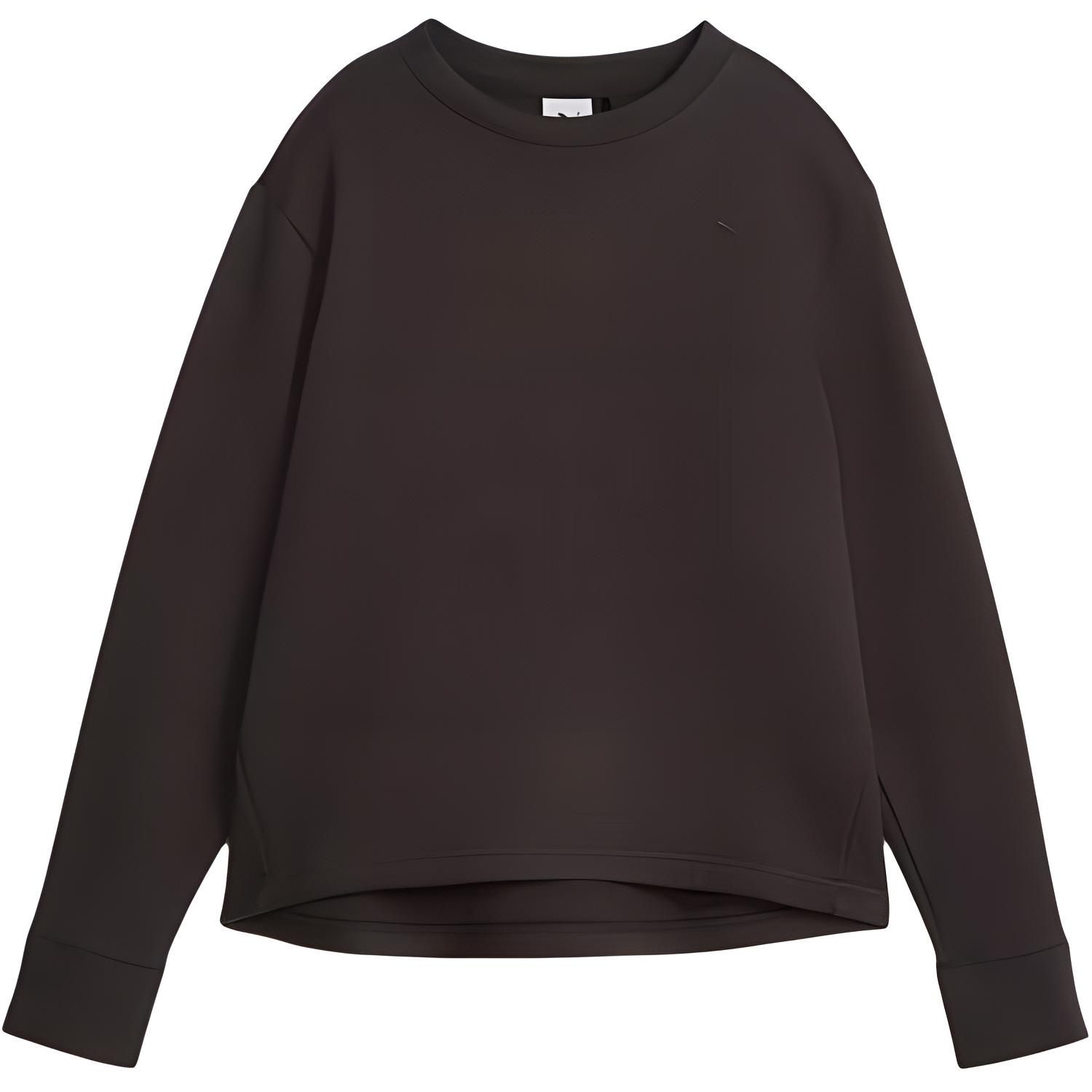 

Puma Йона Однотонный Повседневный Свободный Вязаный Свитшот с Длинным Рукавом Женский свитшот Черный 620831-01 L