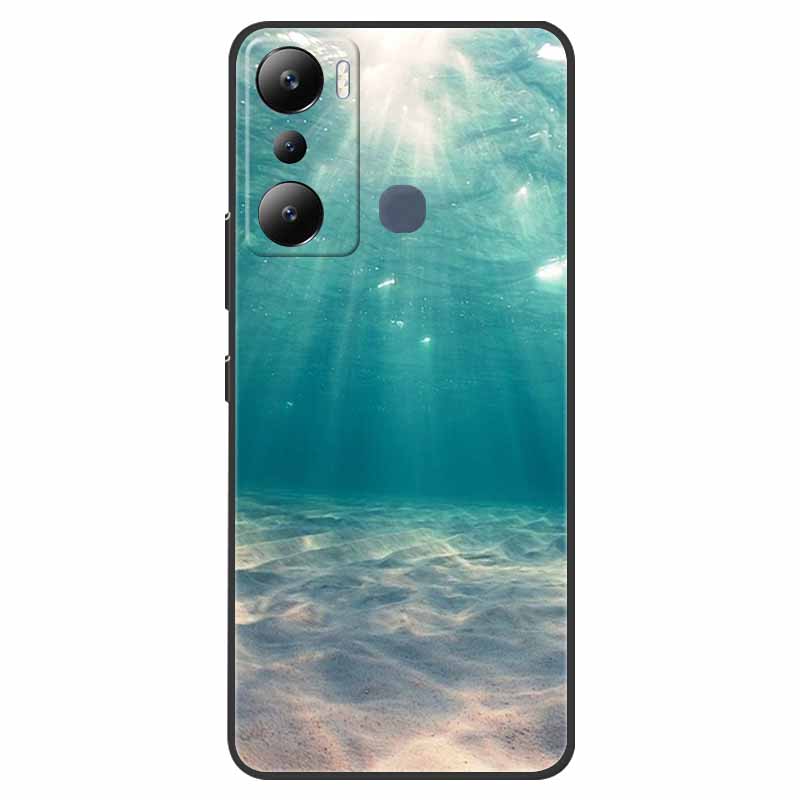 For Infinix Hot 20i Case Hot12i X665C Shockproof Soft Silicone TPU Back Cover For Infinix Hot 20i 20 I X665E Phone Cases 6.6"