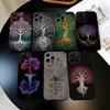 Tree of Life Yggdrasil Phone Case For iPhone 17, 16,15,14,13,12,11 Plus,Pro Max, Others Soft Black Cover