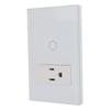 Smart Switch WiFi Phone Remote Fire Zero Control with   3 Holes Socket Touch Light Switch for Home