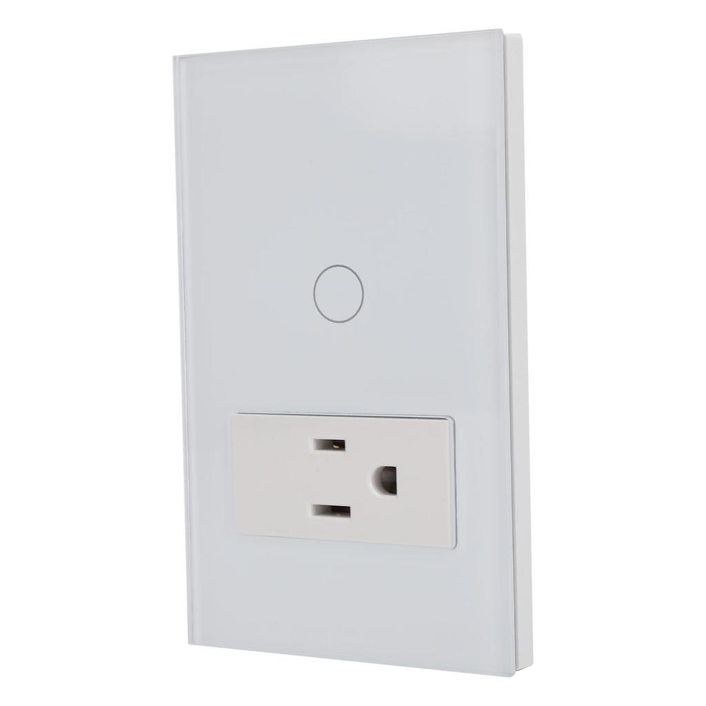 Smart Switch WiFi Phone Remote Fire Zero Control with   3 Holes Socket Touch Light Switch for Home