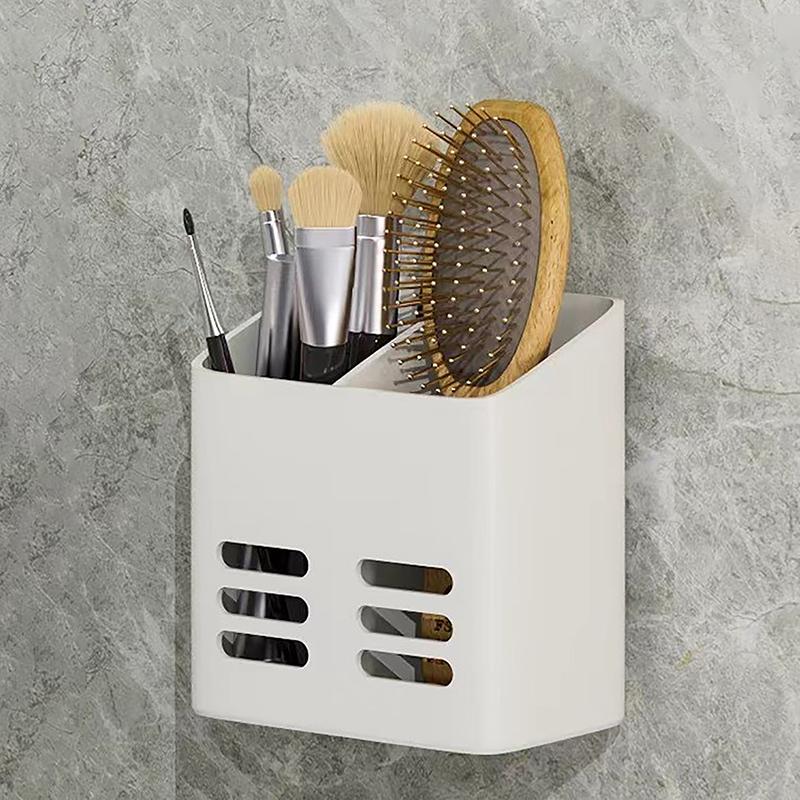 Étagère de salle de bain, organisateur de rangement de maquillage, étagères de toilette sans perçage, support mural pour peignes, produits de soins de la peau, accessoires de salle de bain