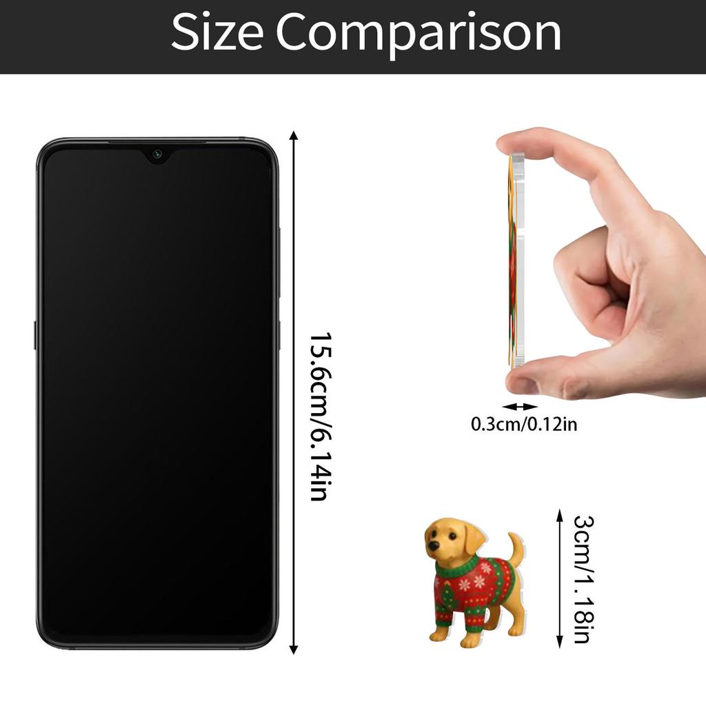 2D Plochý Akrylový Mystery Box 24ks Přívěsek s Krabičkou Letadla Zábavný Vánoční Odpočítávací Kalendář