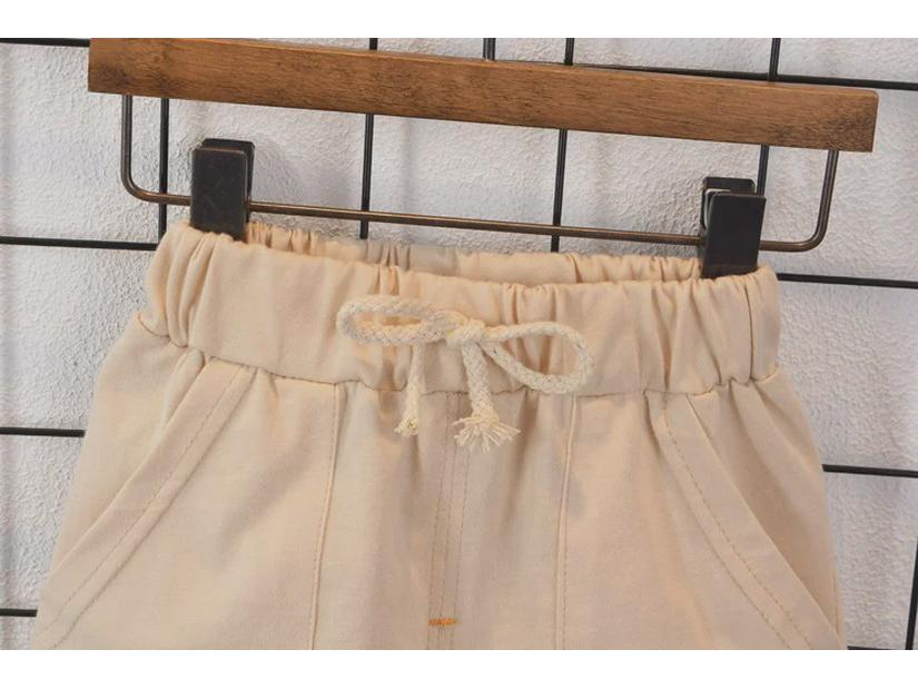 2023 Boys' Korean Style Summer Suit: Lettered Short-Sleeve Tee & Fashionable Shorts