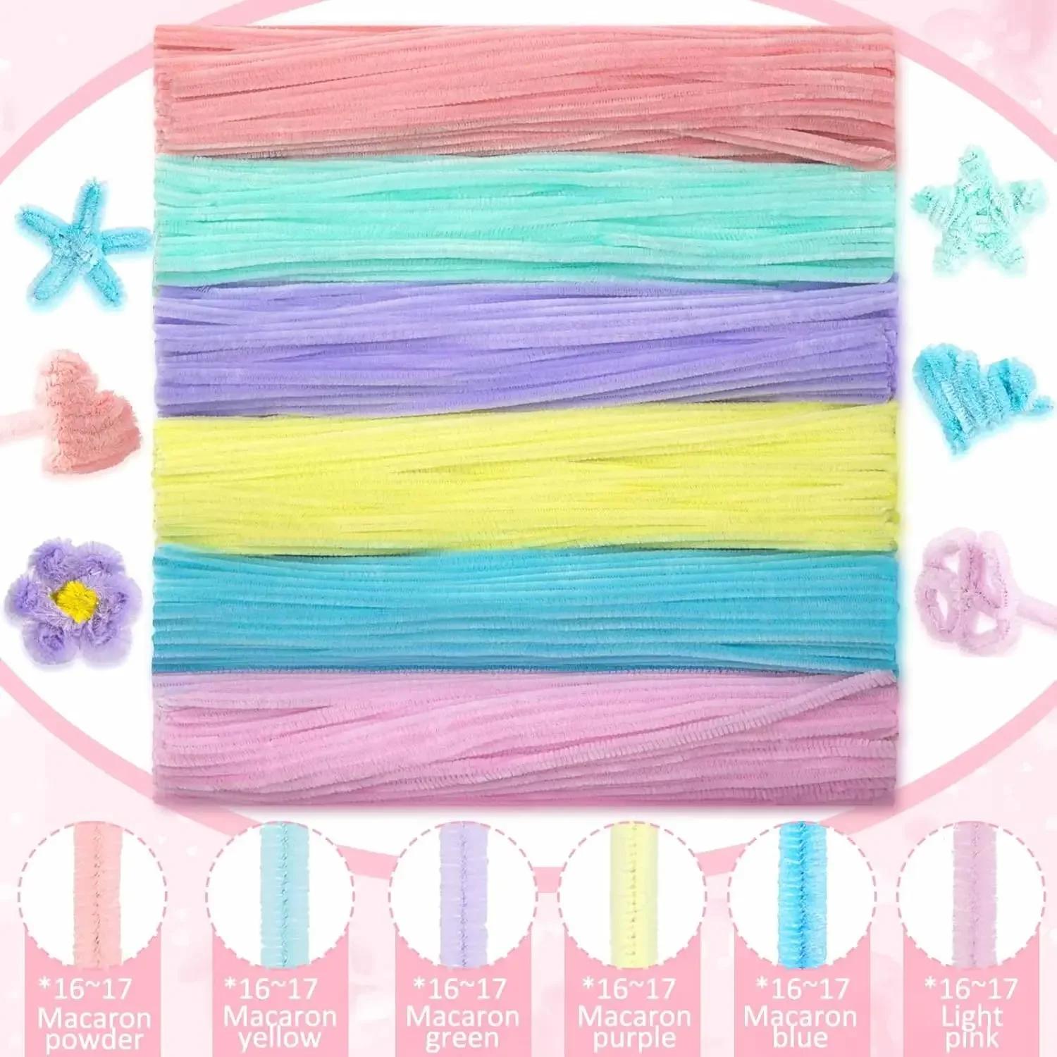 

600 Pieces Pipe Cleaners Chenille Stems 12 Inch Craft Supplies Bulk for DIY Art and Craft Projects Creative Gift