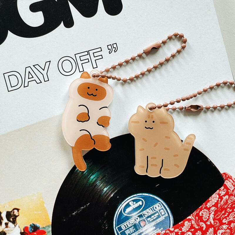 [Bursum] Cat Pose Acrylic Keychain