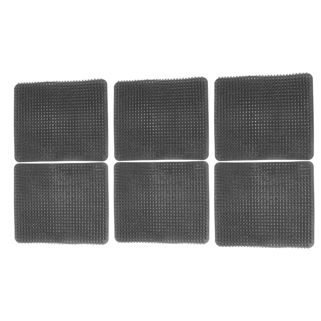 6 Pcs Chicken Nesting Box Pads PE Chicken Nesting Pads for Coop Chicken Egg Laying Accessory Grey
