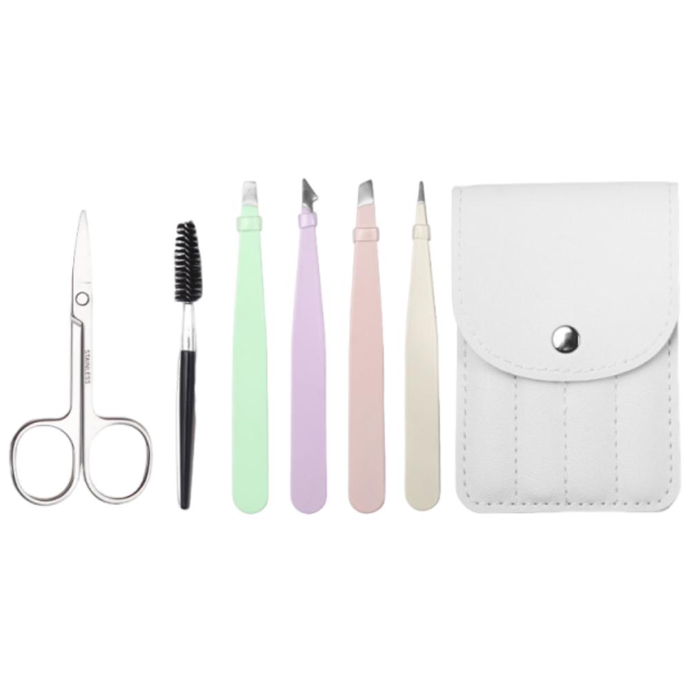 Multipurpose Eyebrow Tweezers Kit Professional Eyebrow Scissors Precision Tweezer Kit  Daily Beauty
