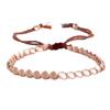 Friendship Handmade Thread Rope Buddhist Cotton Braided Bracelet Copper Beads Wrist Jewelry Bangles