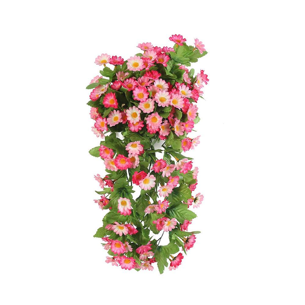 100cm Artificial Plant Creeper Wall Mounted Artificial Ivy Green Hanging Vine DIY Wreath Cover Pipeline Home Garden Decoration