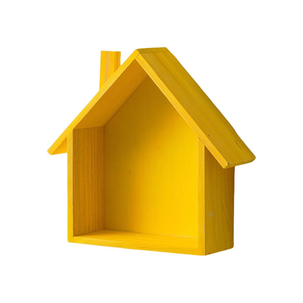 Small Houses Shelf Wood Materials Organizers Wall Mounted Designs for Home Decorative and Functional Storage Solution