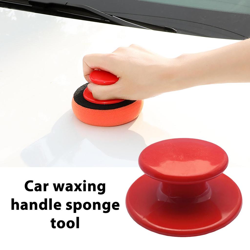 Car Sponge - Applicator with Handle, High Density Sponge Polishing Sponge, Car