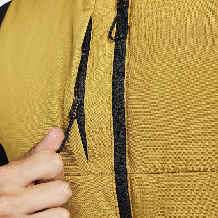 Nike THERMA FIT ADV Vests Men's Yellow Crew Neck Moderate Other FD0412-716