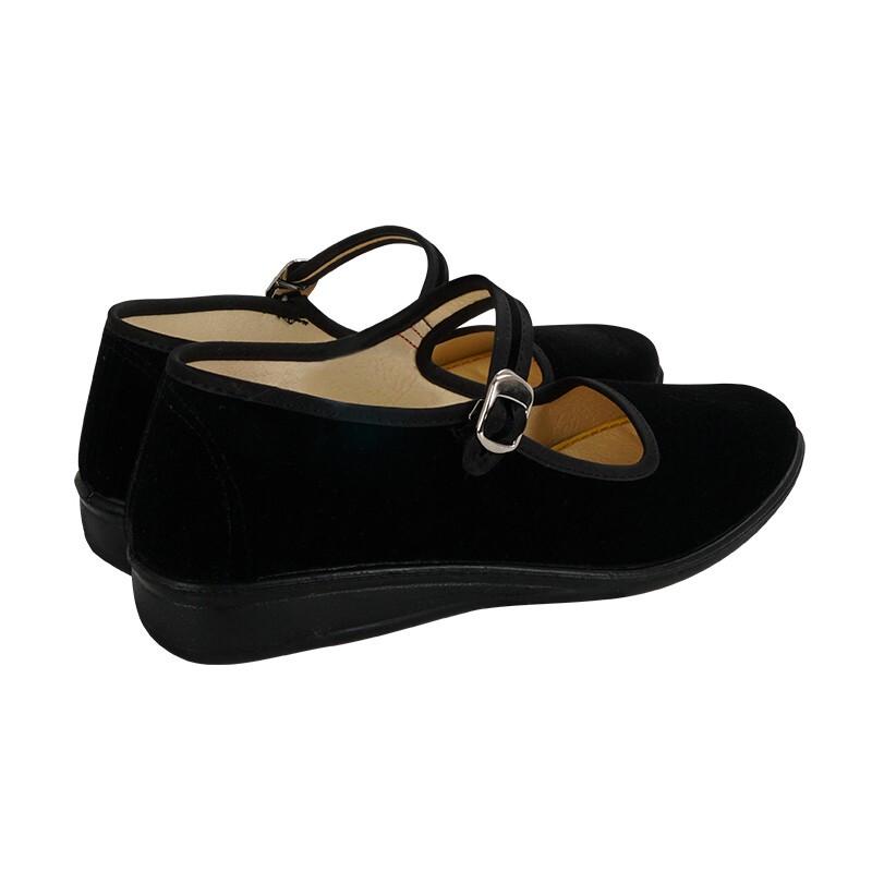 Women s Old Beijing Cloth Work Shoes with Strap 36
