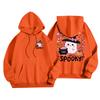 Children's Casual Fashion Halloween Print Long-Sleeved Hooded Sweatshirt