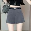Women's High-Waisted A-Line Shorts, Spring 2025: New Loose-Fit, Slimming, Retro Wide-Leg, Versatile and Trendy.