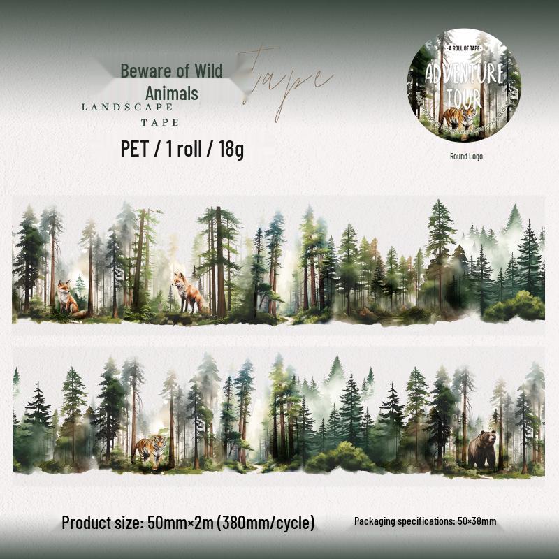 Ketchup Landscape Tape: The Adventure in Norway s Waterproof Forest Journal