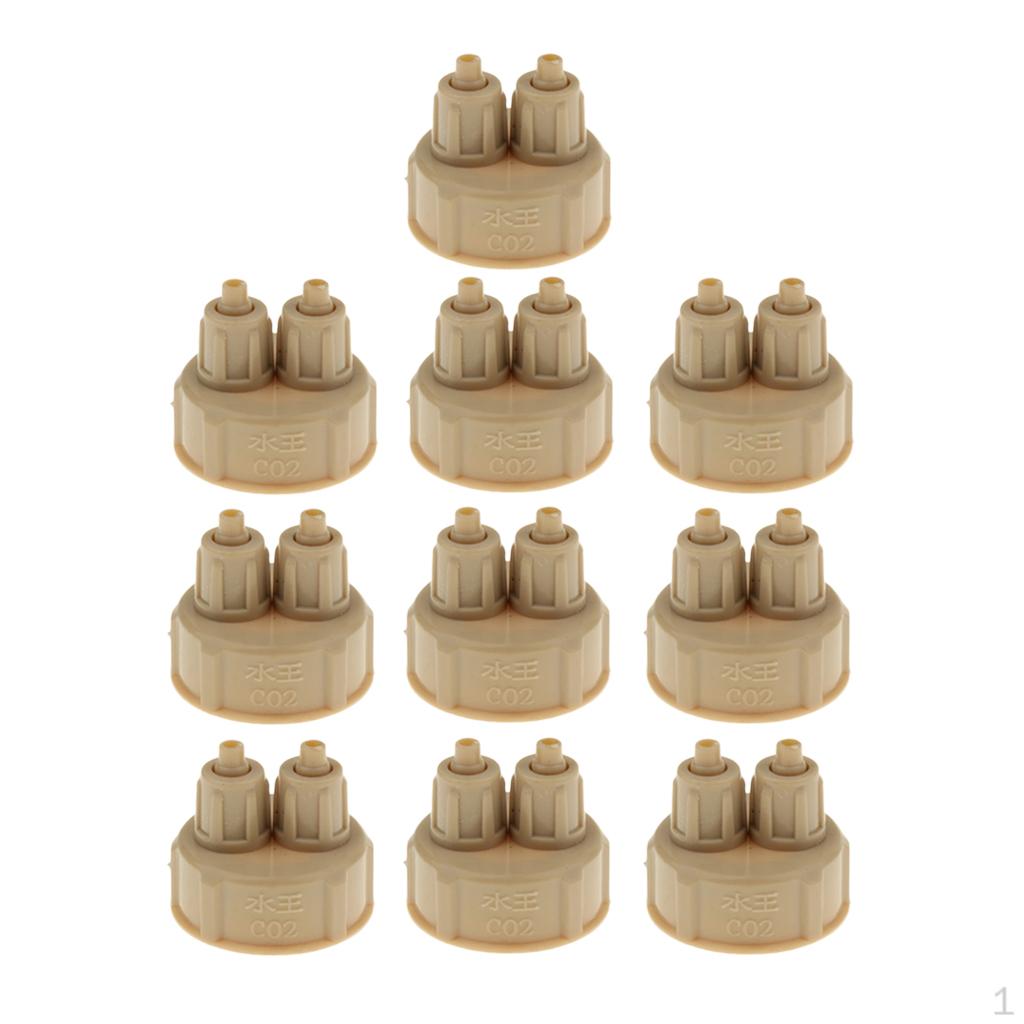 

10x Aquarium Fish Tank Carbon Dioxide DIY Reactor With Bottle Cap