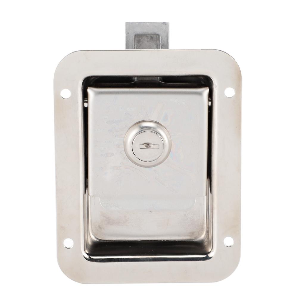 Toolbox Handle Lock Stainless Steel Rustproof High Strength RV Handle Latch for Home Office Commerci