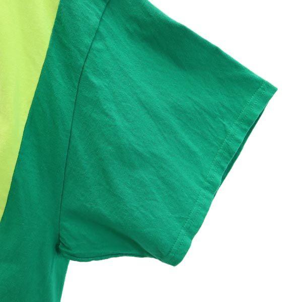 RESCARP 23ss Remake Short sleeve T-shirt Yellow x Green x White Men's Used