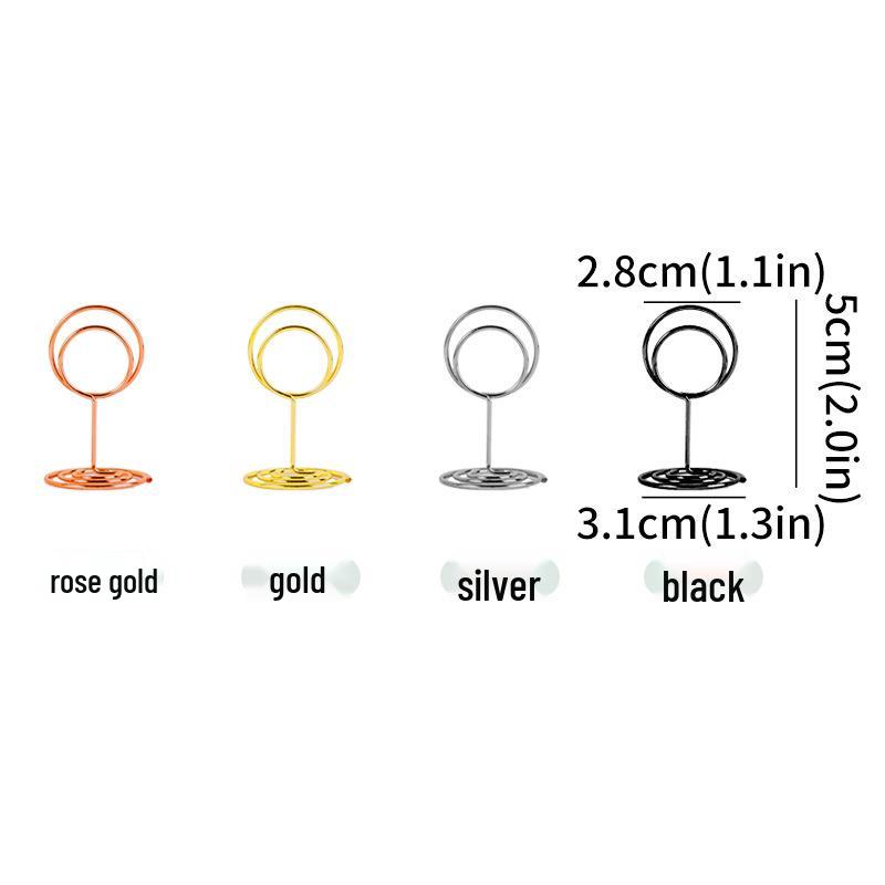 

Gold Peacock Round Metal Memo Clip & Photo Holder 5cm Round Card Clip чёрный