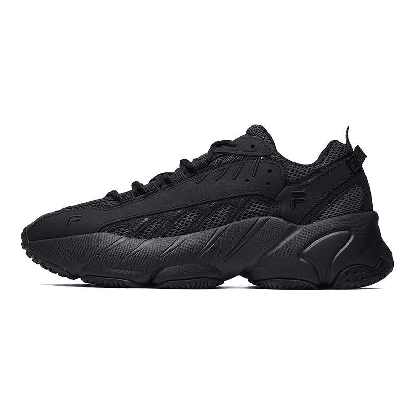 FILA ADE Mesh Thick Sole Sports Fashion Comfortable Wrap Low Top Casual City Commuting Running Shoes Men sneaker Black F12M031104FBK