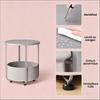 Round Coffee Table,Simple Design Side Table,Sofa Table,Side Table(only with side table)