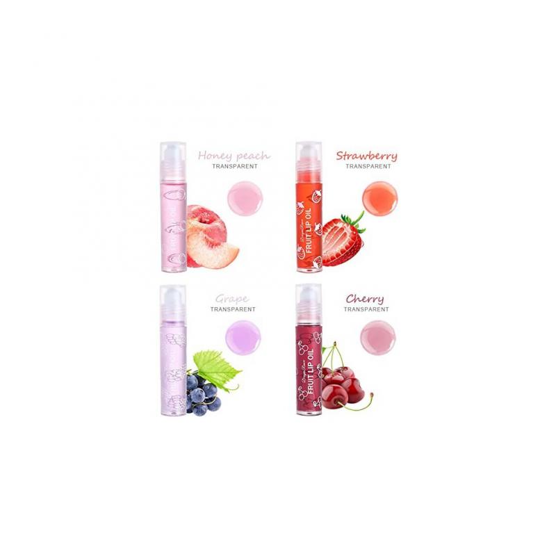 Lip Gloss Set,Moisturizing Lipgloss Set 4PCS Glitter Lip Gloss Clear Long Lasting Liquid Lipstick,Glossy Lip Make Up Lip Comfort Oil Transparent