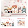 Removable Cartoon Wall Stickers for Kids Room Kindergarten Creative Christmas Birthday Gift Decals